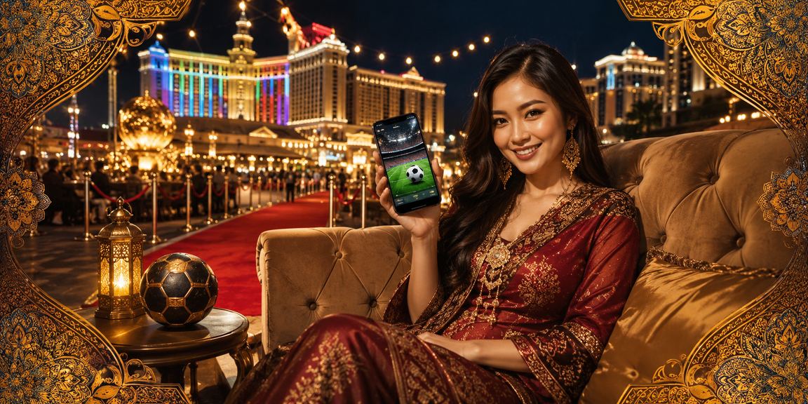 Paparan pertaruhan football langsung xc60 di Genting Highlands dengan corak batik Malaysia